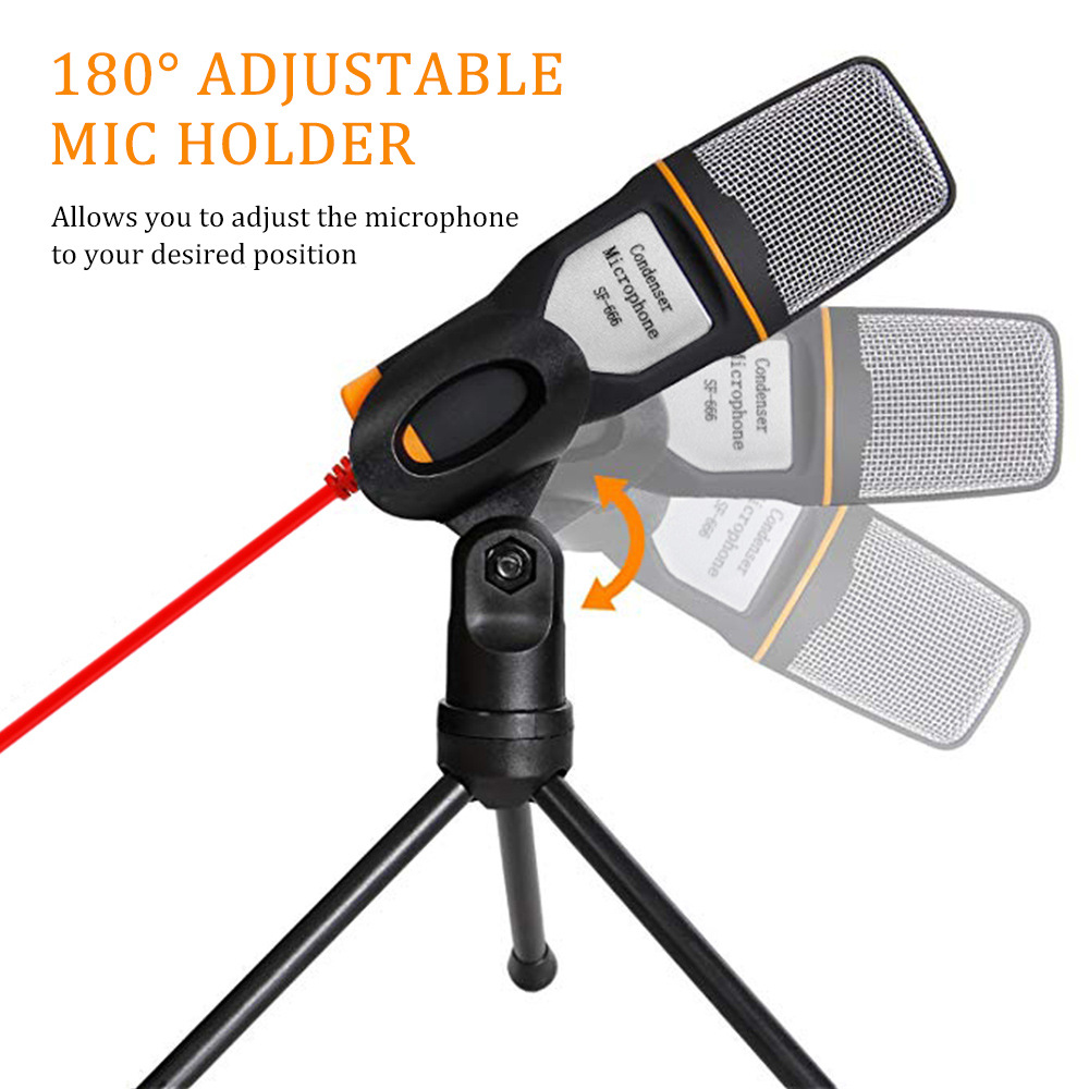Pc Gaming Live Streaming - Professional Condenser Wired Microphone for PC