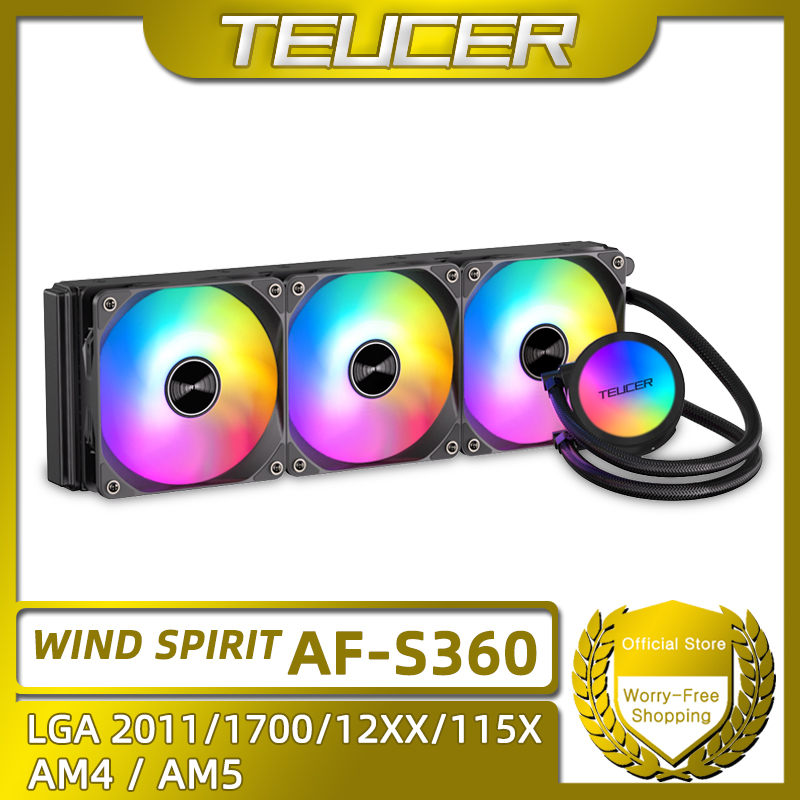 Pc Water Cooling - TEUCER AF-S360 CPU Water Cooling Cooler