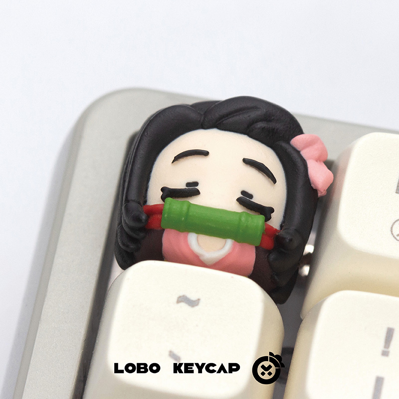 Anime Demon Slayer Kamado Nezu - Custom Keycaps ulasan dan harga