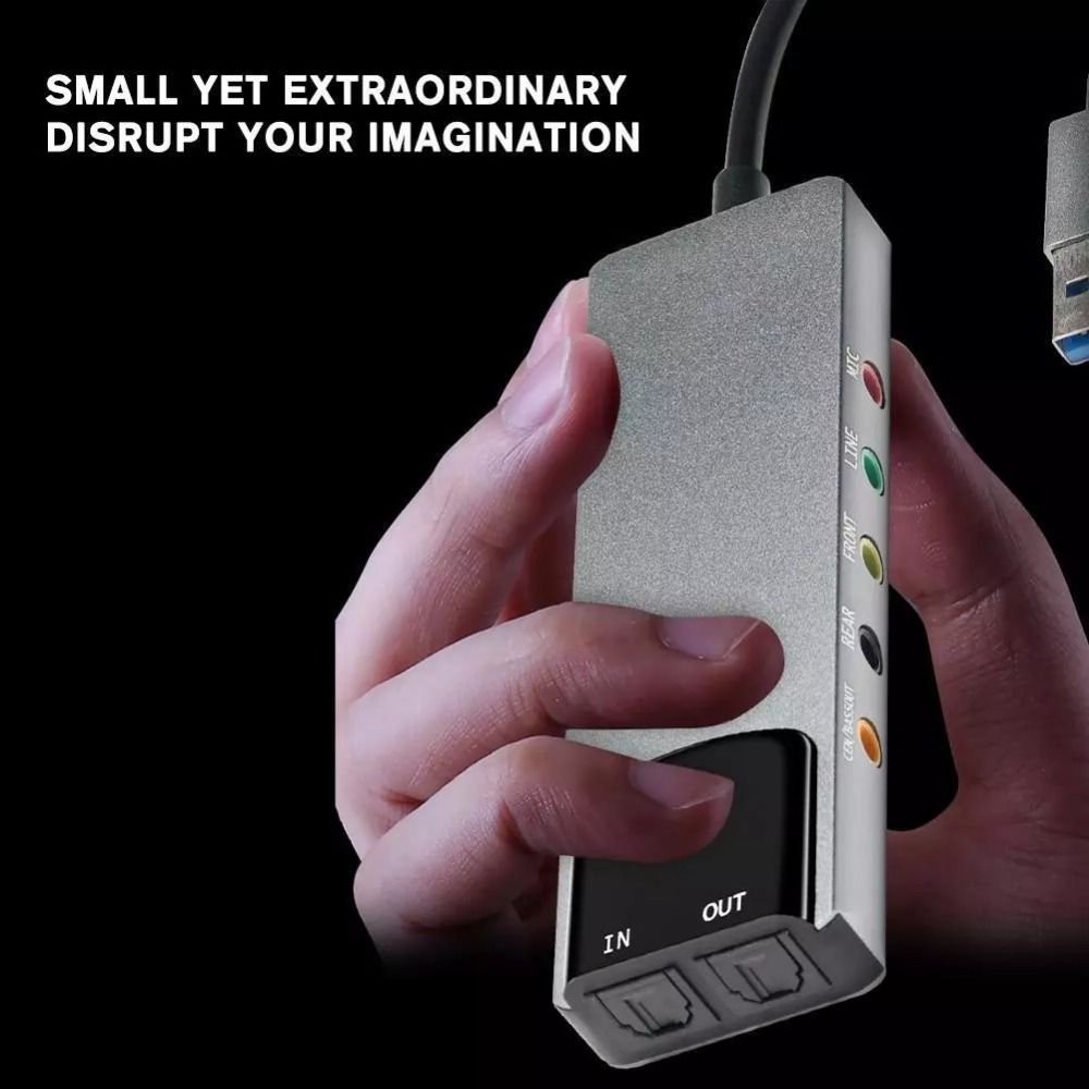 New USB Sound Card 7.1 5.1 Cha - Sound Card Usb ulasan dan harga
