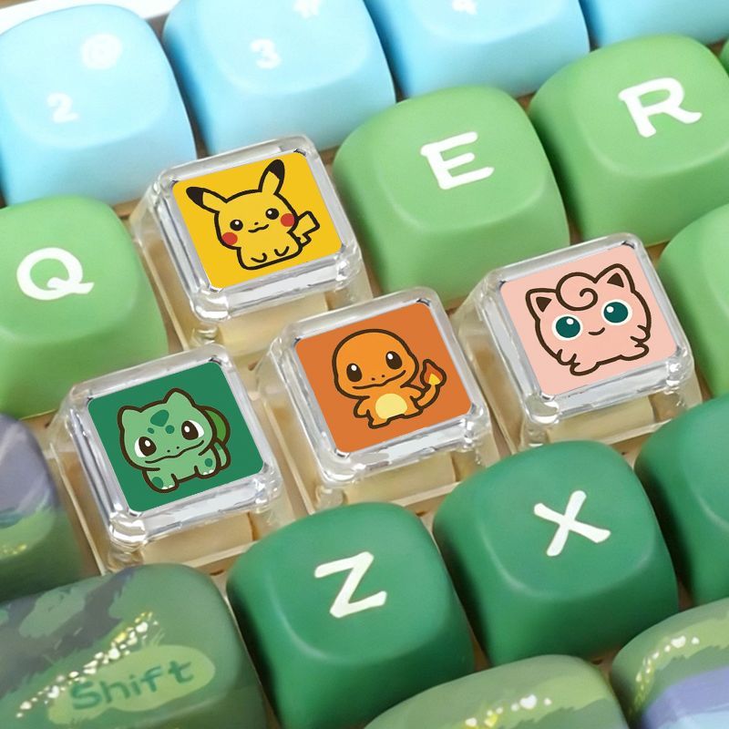 Pokémon Cross Axle Mechanical  - Custom Keycaps ulasan dan harga