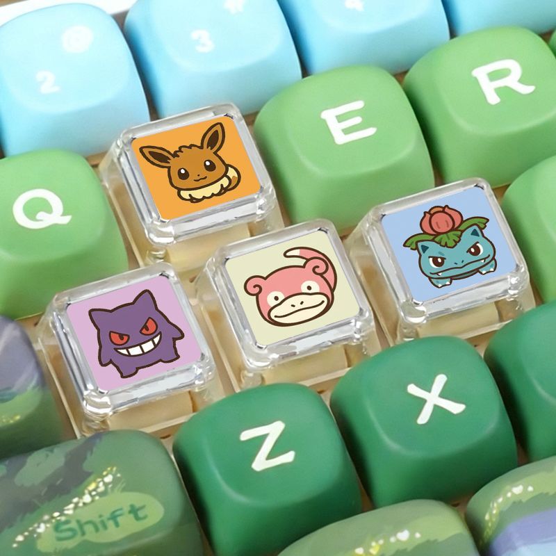 Pokémon Cross Axle Mechanical  - Custom Keycaps ulasan dan harga