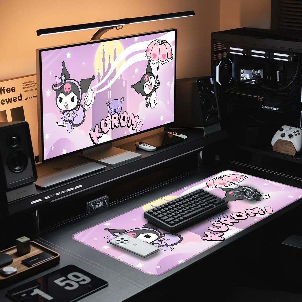 K-Kuromi Cute Mouse Pad Rubber - Pc Gaming Kuromi ulasan dan harga