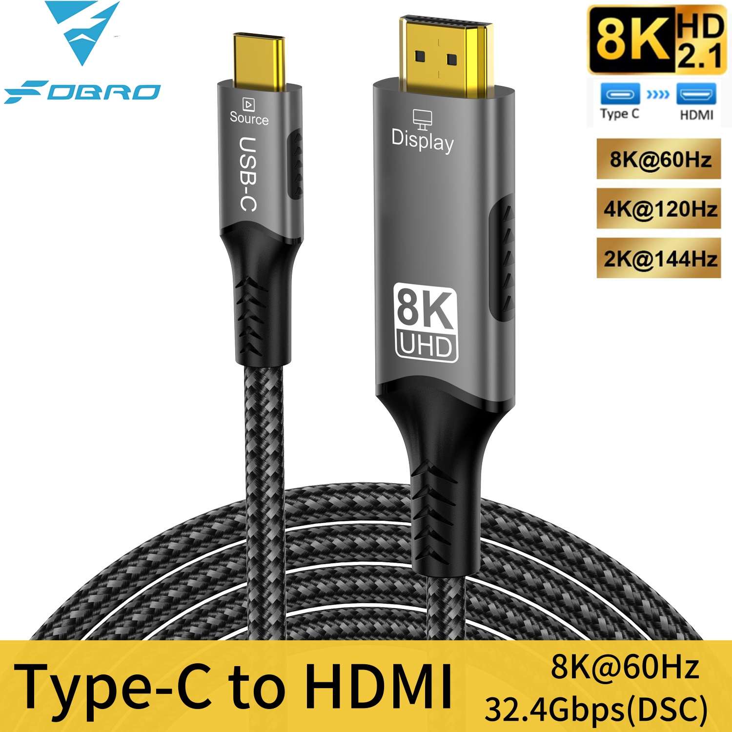 8K Type C to HDMI 2.1 Cable 32 - Pc Zotac Gaming ulasan dan harga