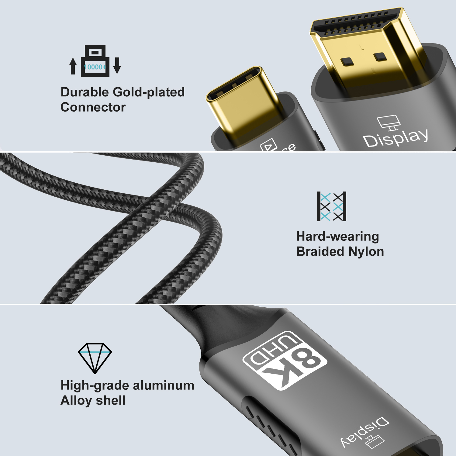 8K Type C to HDMI 2.1 Cable 32 - Pc Zotac Gaming ulasan dan harga