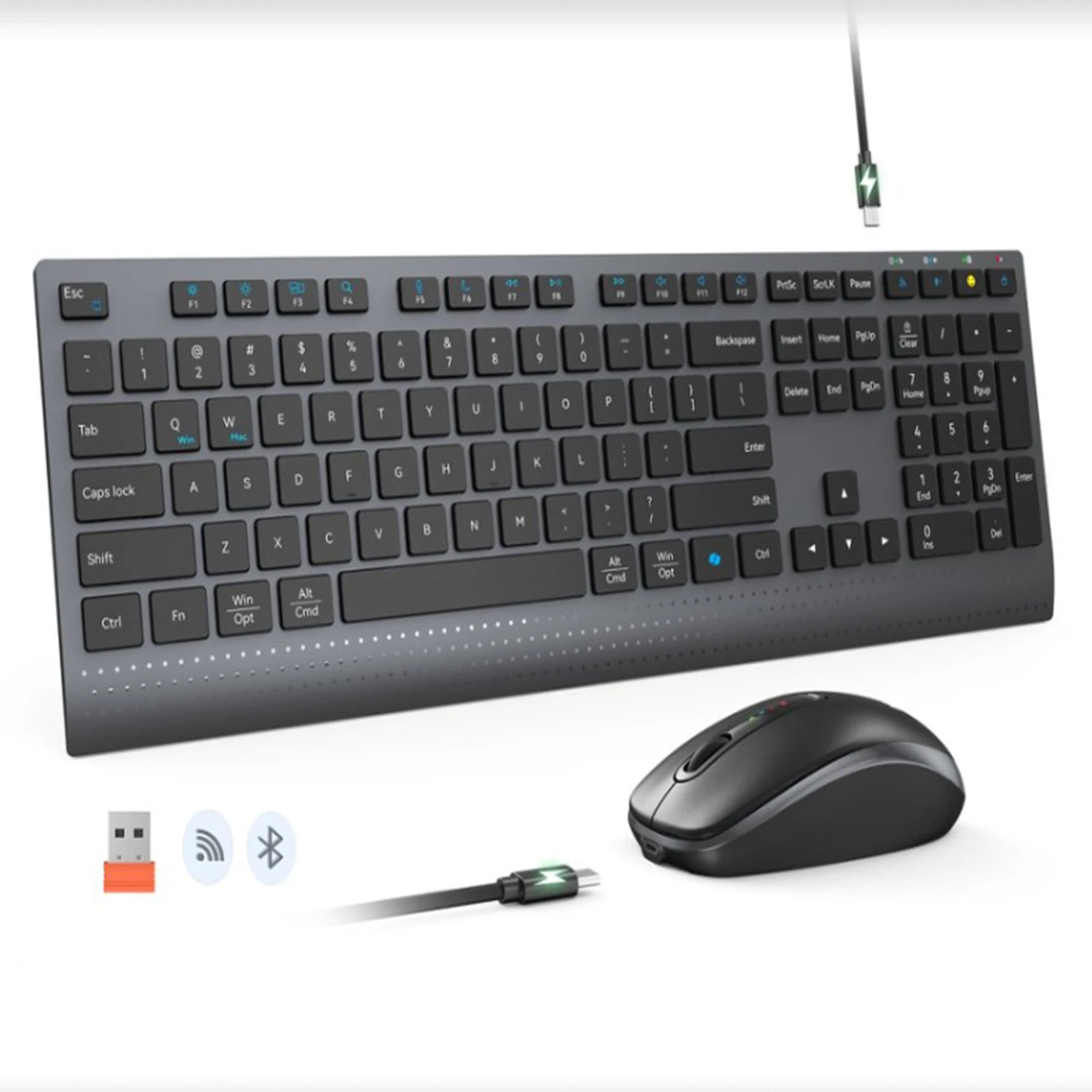 2.4G Bluetooth Dual-mode Wirel - Pc Gaming Fullset ulasan dan harga