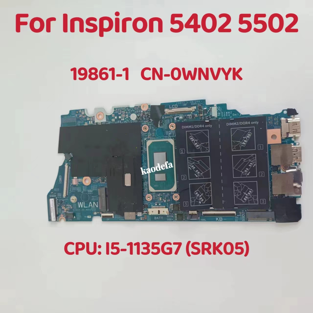 19861-1 Mainboard For Dell Ins - Intel Cpu Core I7 ulasan dan harga