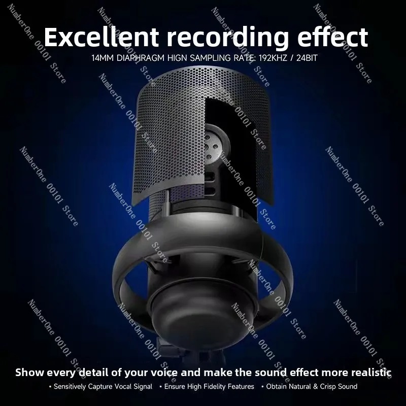USB Condenser Microphone Cardi - Pc Gaming Live Streaming ulasan dan harga