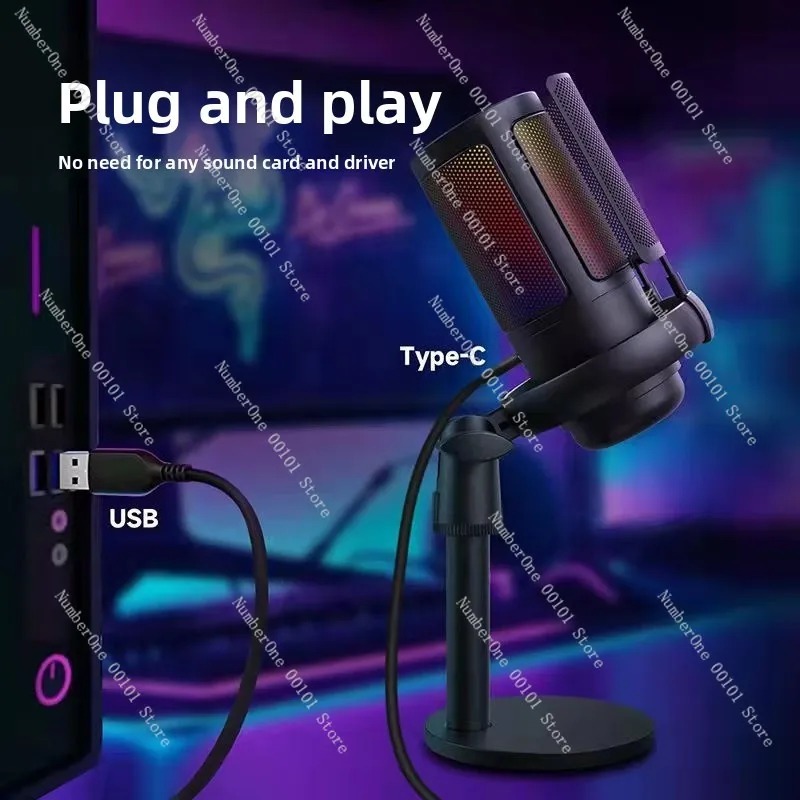 USB Condenser Microphone Cardi - Pc Gaming Live Streaming ulasan dan harga