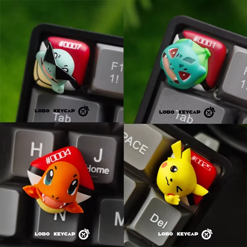 Lobo Keycap Cartoon Character  - Custom Keycaps ulasan dan harga