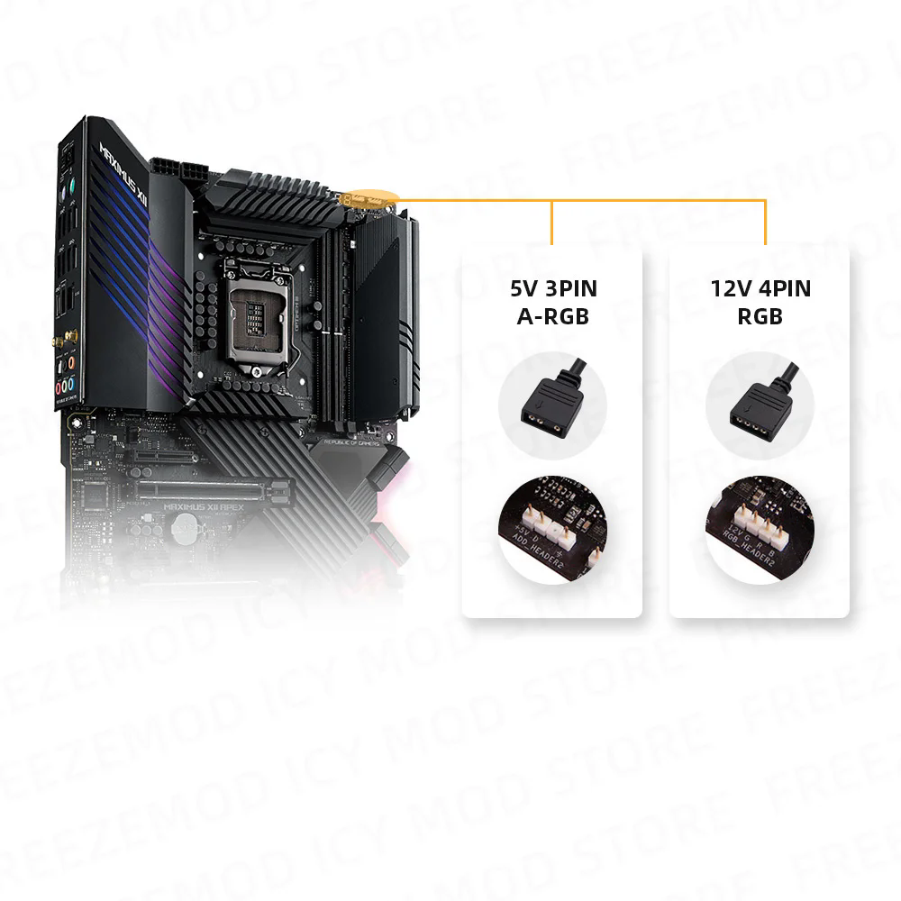 ICY MOD Mirror RGB Lighting Pa - Pc Gaming Fullset ulasan dan harga