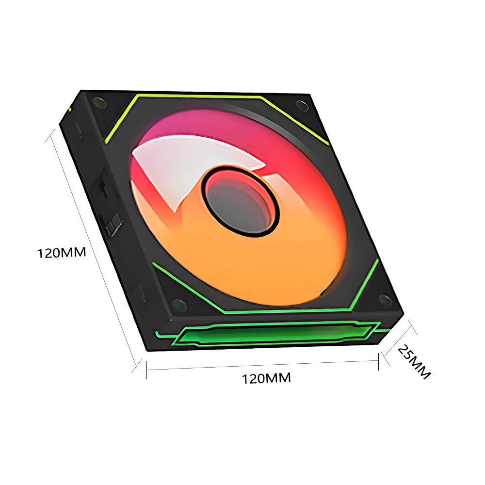 PC Case Fan 120mm ARGB Mirror  - Pc Water Cooling ulasan dan harga