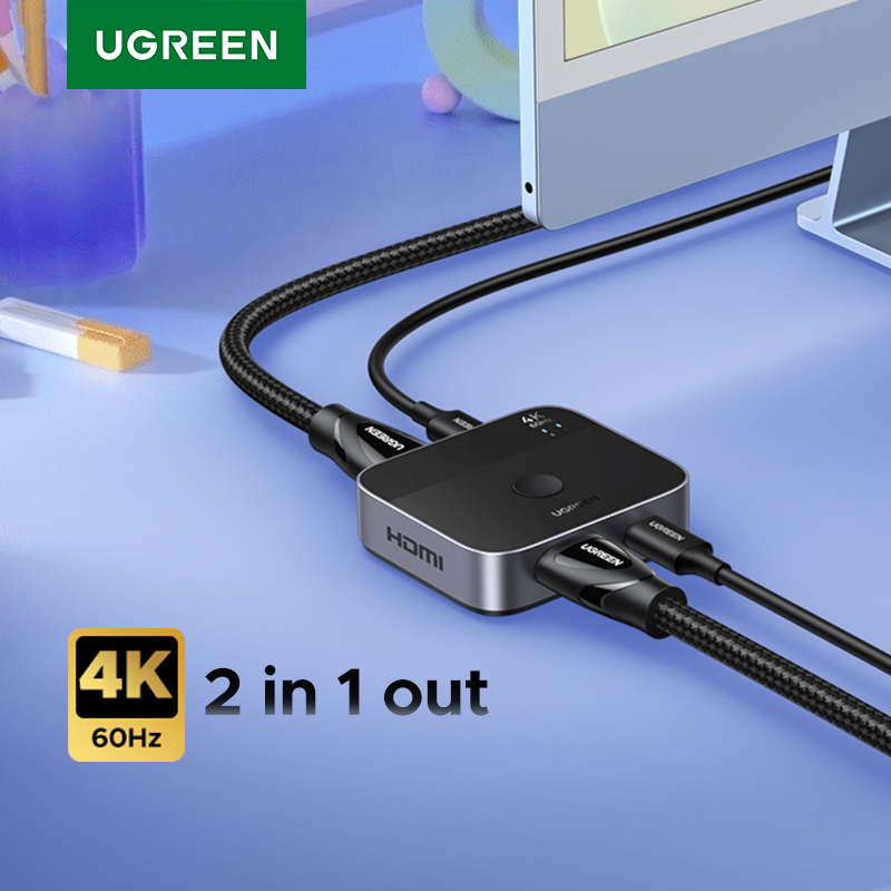 UGREEN HDMI USB C Switch 2 in  - Pc Zotac Gaming ulasan dan harga