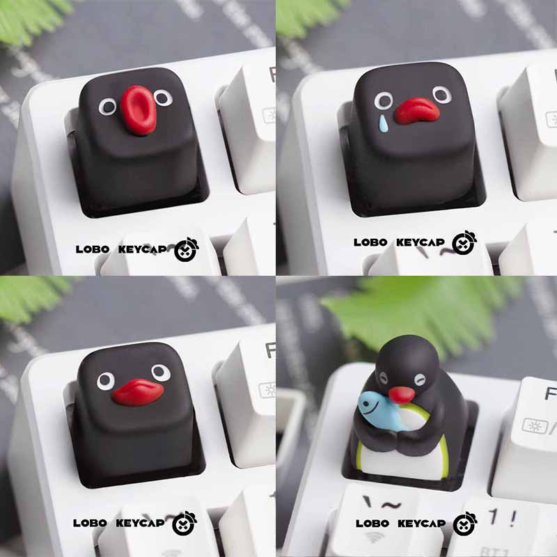 Cute Pingu Anime Series Pengui - Custom Keycaps ulasan dan harga