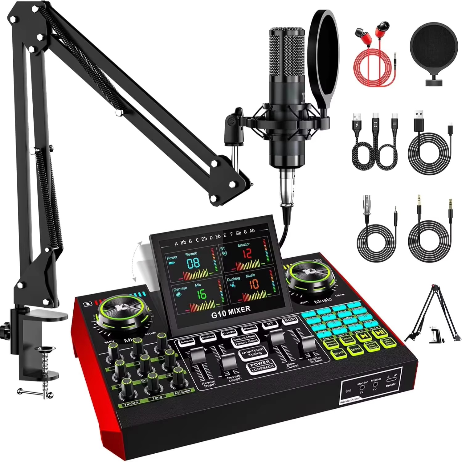 Tenlamp G10 Live Streaming Aud - Pc Gaming Live Streaming ulasan dan harga