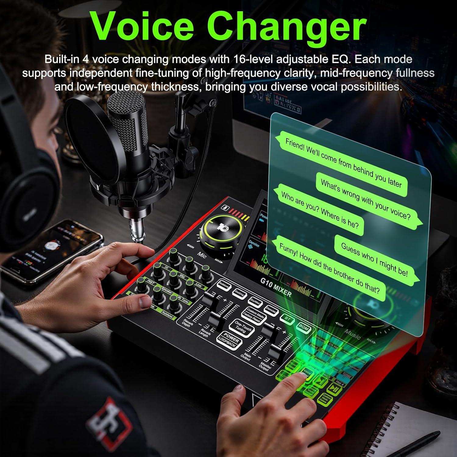 Tenlamp G10 Live Streaming Aud - Pc Gaming Live Streaming ulasan dan harga