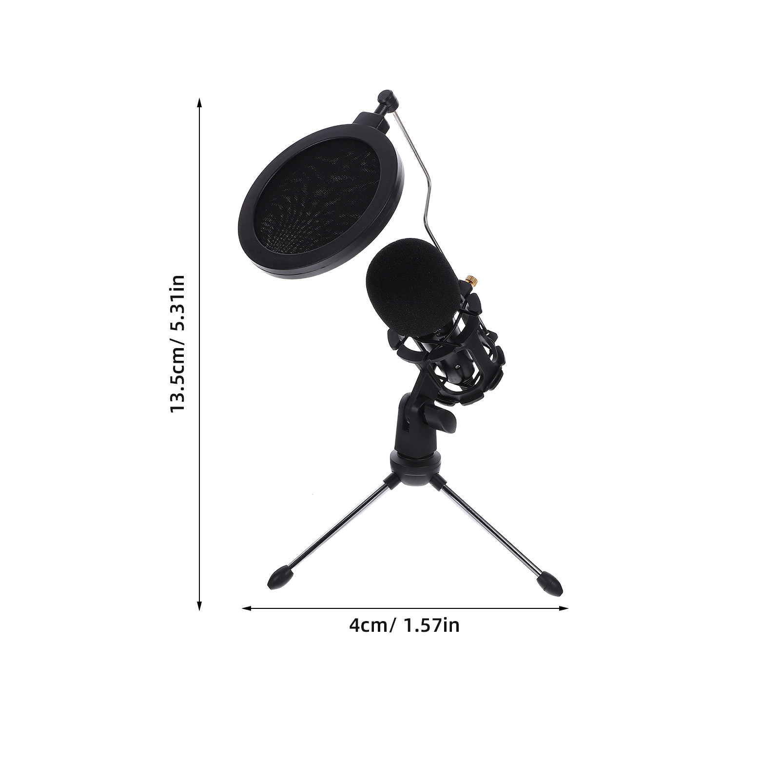1Set Condenser Microphone 3.5m - Pc Gaming Live Streaming ulasan dan harga