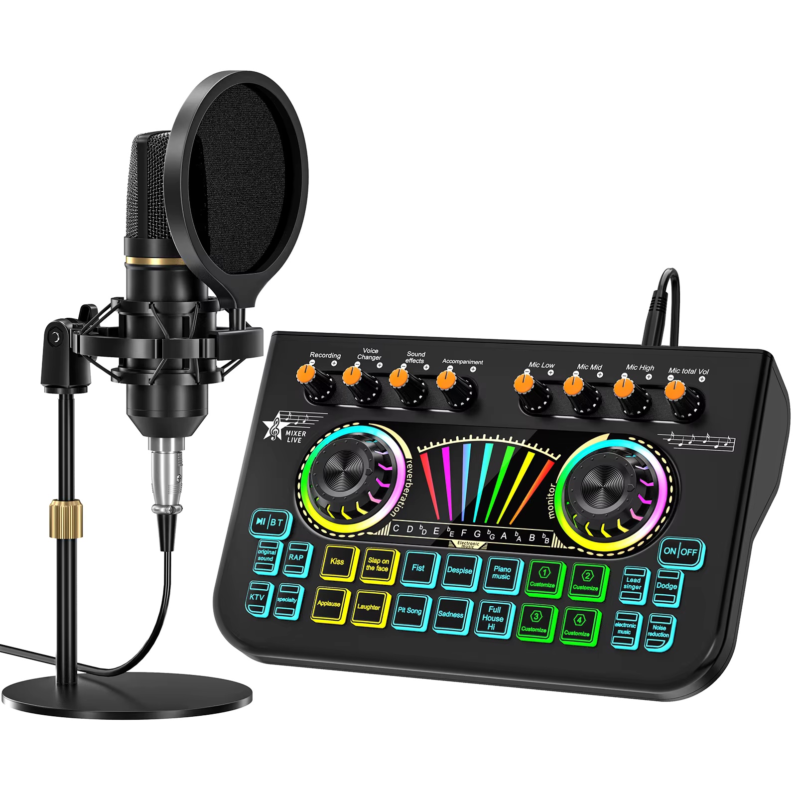 Tenlamp Podcast Equipment Bund - Pc Gaming Live Streaming ulasan dan harga