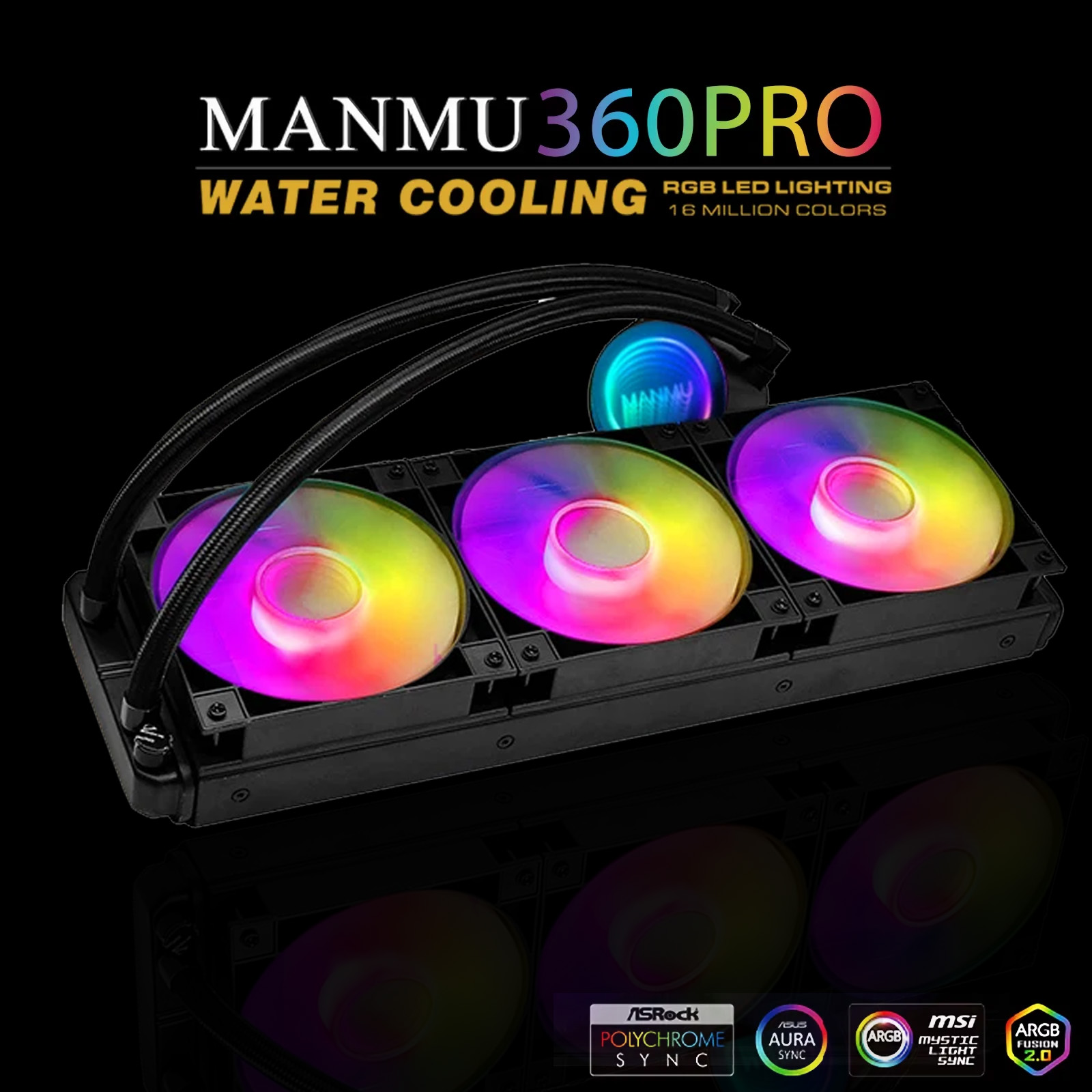MANMU 360mm Cpu Water Cooler A - Pc Water Cooling ulasan dan harga