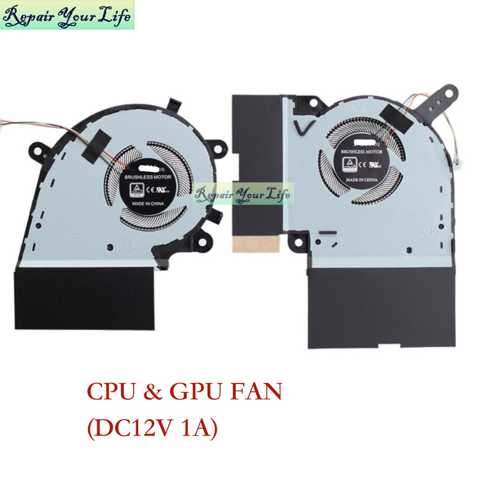Laptop CPU GPU Fan Cooler For  - Pc Gaming Asus Rog ulasan dan harga