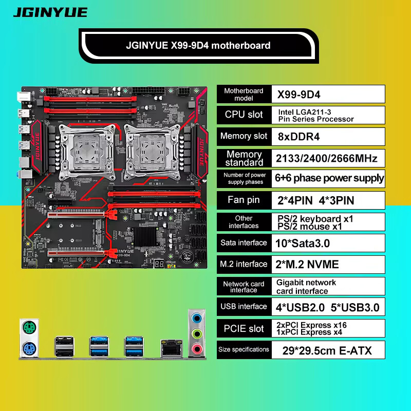 X99 Dual Motherboard CPU LGA 2 - Pc Gaming Xeon ulasan dan harga