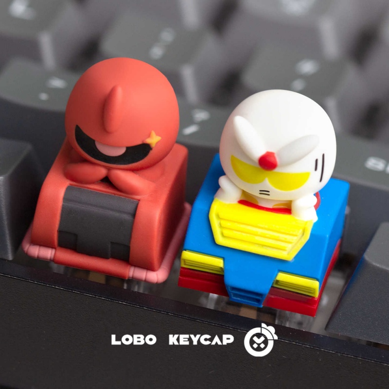 LOBO Chibi Gundam Zaku Artisan - Custom Keycaps ulasan dan harga